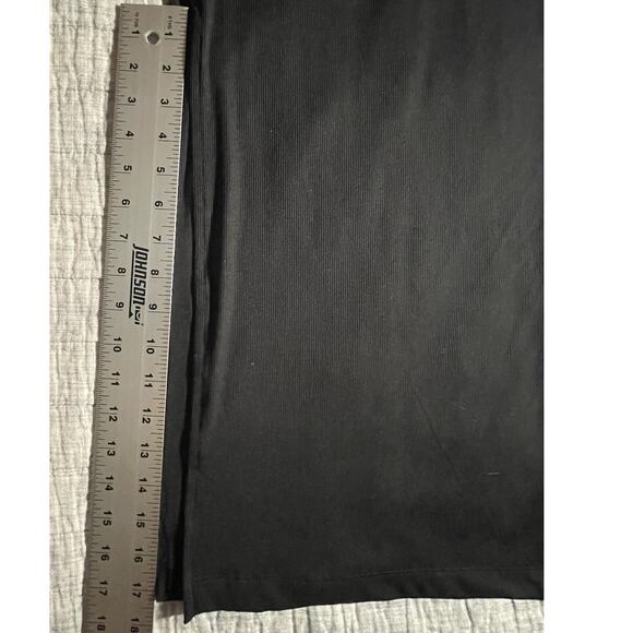 No Boundaries Black Ribbed Maxi Skirt - XS (0–2) - Side Slit - 38” Long - EUC - Picture 3 of 6